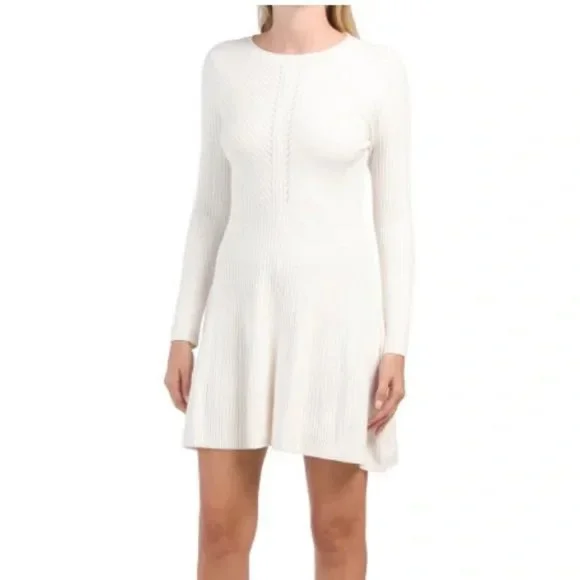 fitted lace wedding dress Cable Stitch Women's Cable Knit Dress main image 0